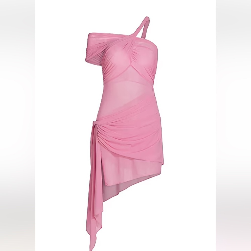 Ronny Kobo Izel dress in carnation